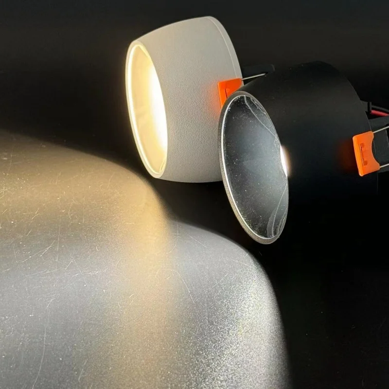 Светодиодный COB яркий Встроенный потолочный светильник 7 Вт 10 12 встроенный