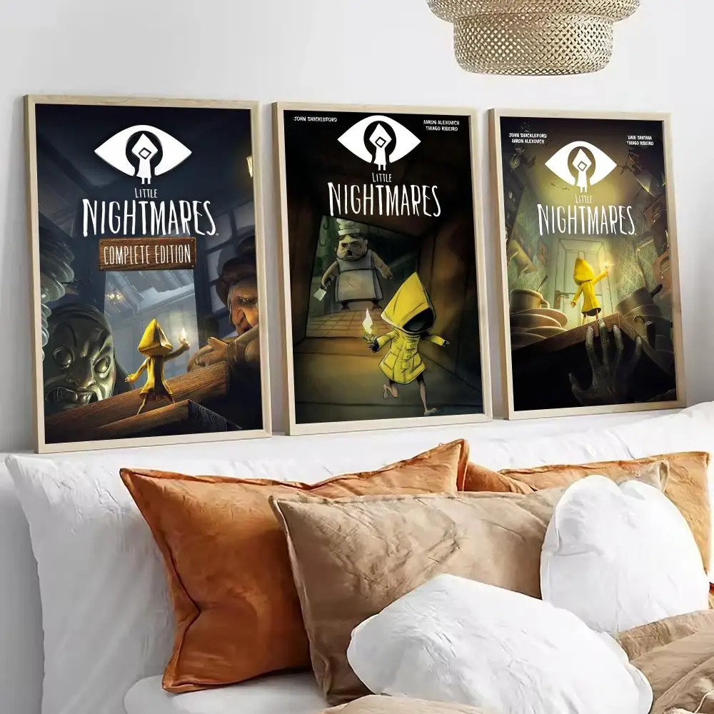 Фото Декоративные картины Game L-LittleS N-Nightmares, каллиграфия, настенные наклейки для украшения гостиной, бара, комнаты №2