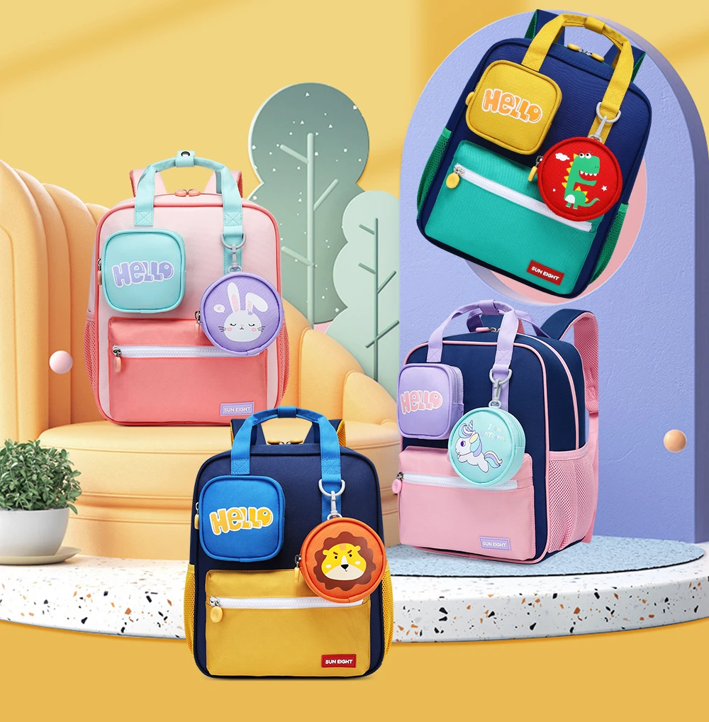 

Sun eight Children Backpack Children's Backpacks Girls Elementary School Bags Teenager Suitable For Aged 5-10