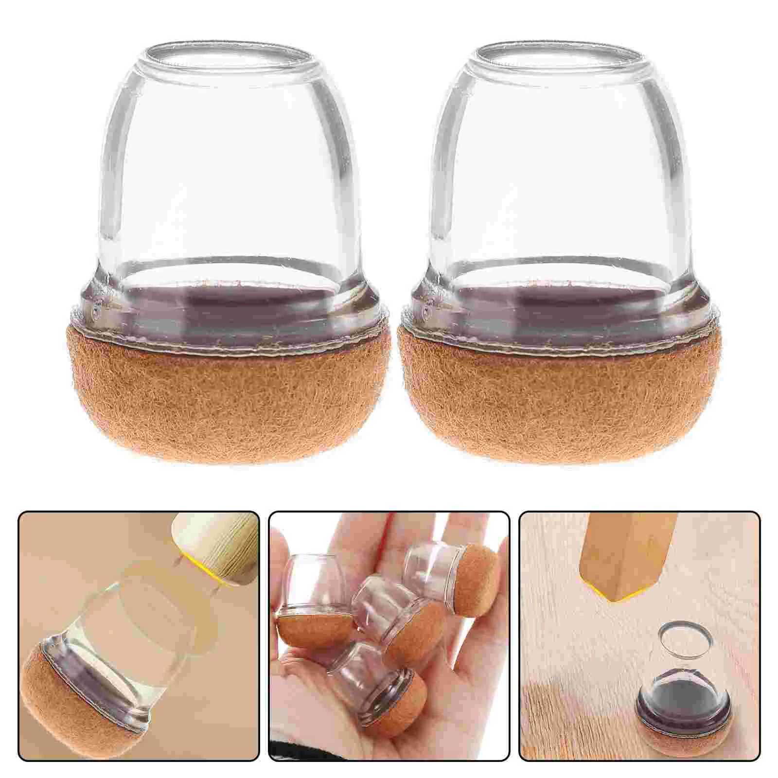 

16 Pcs Table Chair Foot Furniture Foot Padsss Pads Tpe Wood Floor Socks Hardwood Floors Protectors