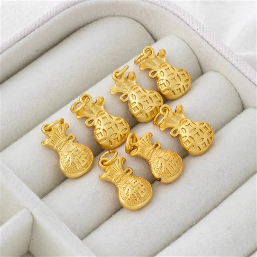 Подвеска-мешок на удачу из 18-каратного золота браслет бисера антикварные