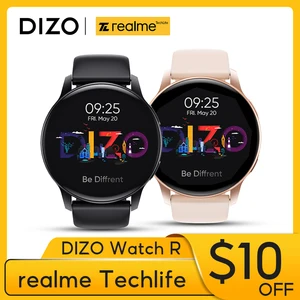 realme Techlife DIZO Watch R Smart Watch 360*360 AMOLED Display Waterproof Fitness Tracker Sport Sma