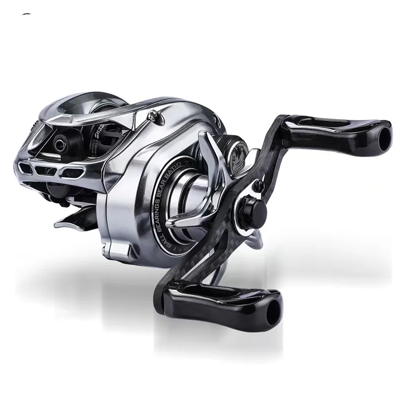 Ultralight BFS Baitcasting Reel 135g Carbon Shell 8+1BB Ratio 7.1:1 Shallow Spool Bait Casting Reel Bass Fishing Tackle