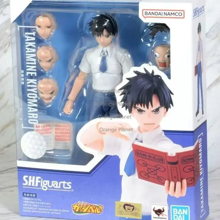 Фото Оригинальный Bandai SHF Gash Bell! Аниме-фигурка Zatch Bell Kiyo Takamine с подвижными суставами, коллекционная модель, игрушка, украшение, подарок №2