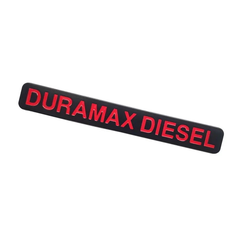 Металлическая 3d-наклейка дизель Duramax с логотипом наклейка на заднюю часть