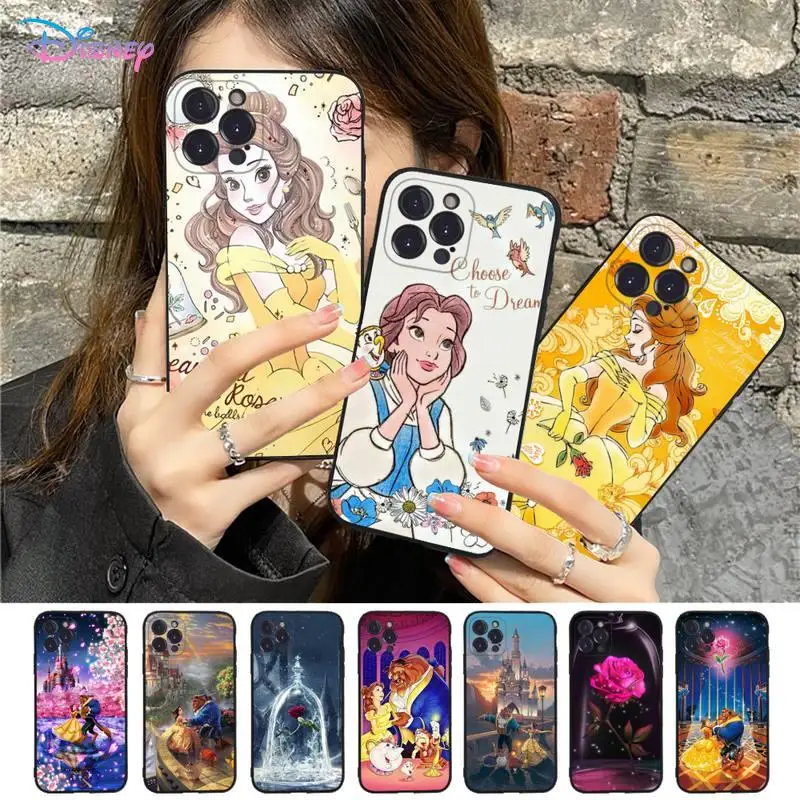 

Disney Beauty and the beast Phone Case for iPhone 11 12 13 mini pro XS MAX 8 7 6 6S Plus X 5S SE 2020 XR case