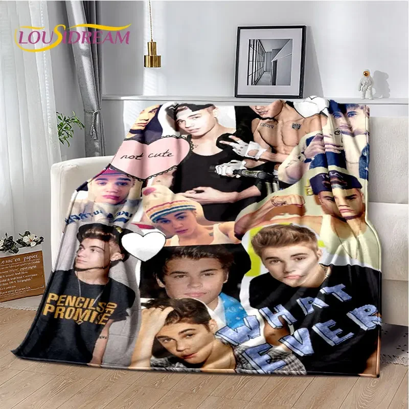 

3D плюшевое одеяло Singe Justin Bieber JBiebs