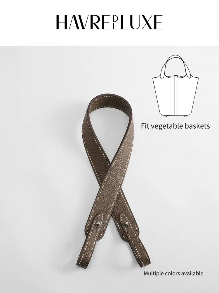 Custom Lindy Bag Evelyn Bag Shoulder Strap Bag Strap Vegetable Tanned Cowhide Togo Lychee Pattern Diagonal Shoulder Bag Strap