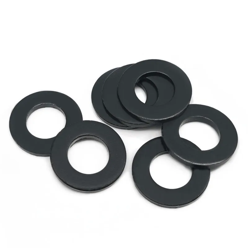 

5/50pcs M2 M2.5 M3 M4 M5 M6 M8 M10 M12 M14 M16 M20 M22 M24 GB97 DIN125 Black Grade 8.8 Carbon Steel Flat Washer Plain Gasket Pad