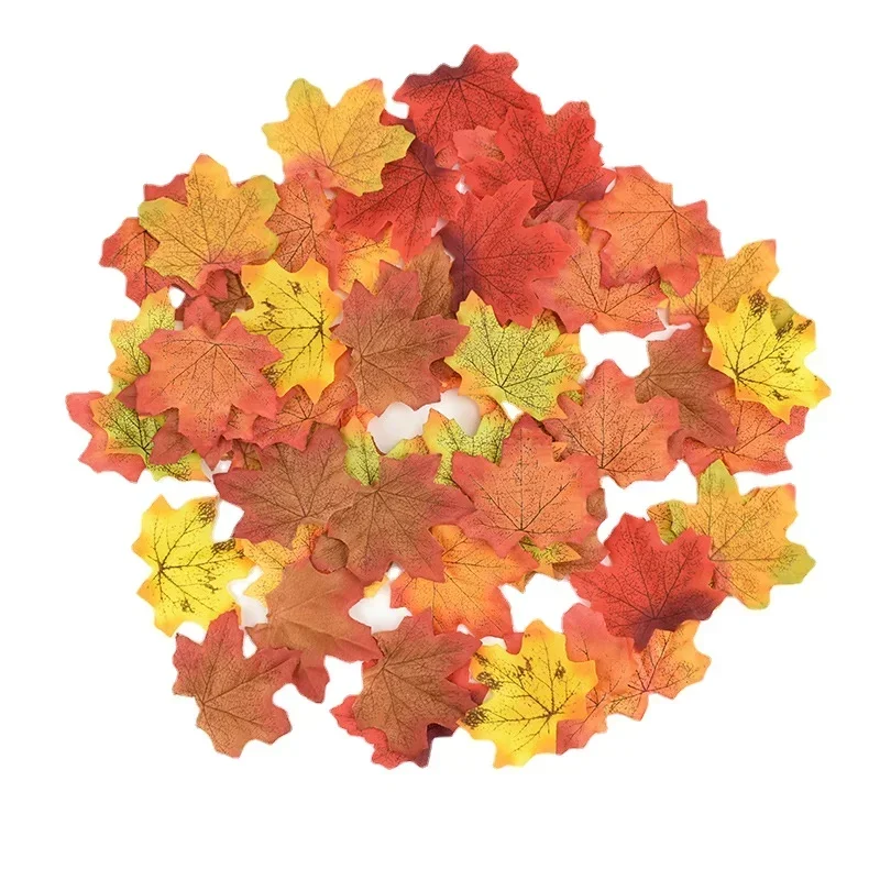 Искусственные шелковые кленовые листья