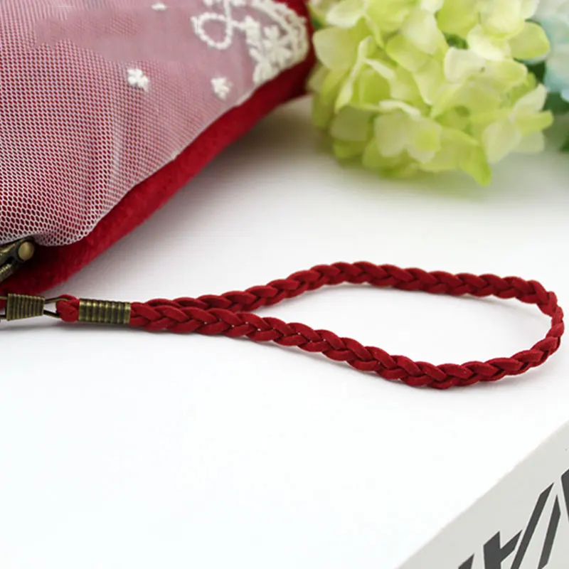 

Wrist Bag Strap Handle Fashion PU Leather Women Girls Purse Bag Belt Clutch Bag Strap Solid Color Replacement Wallet Belt