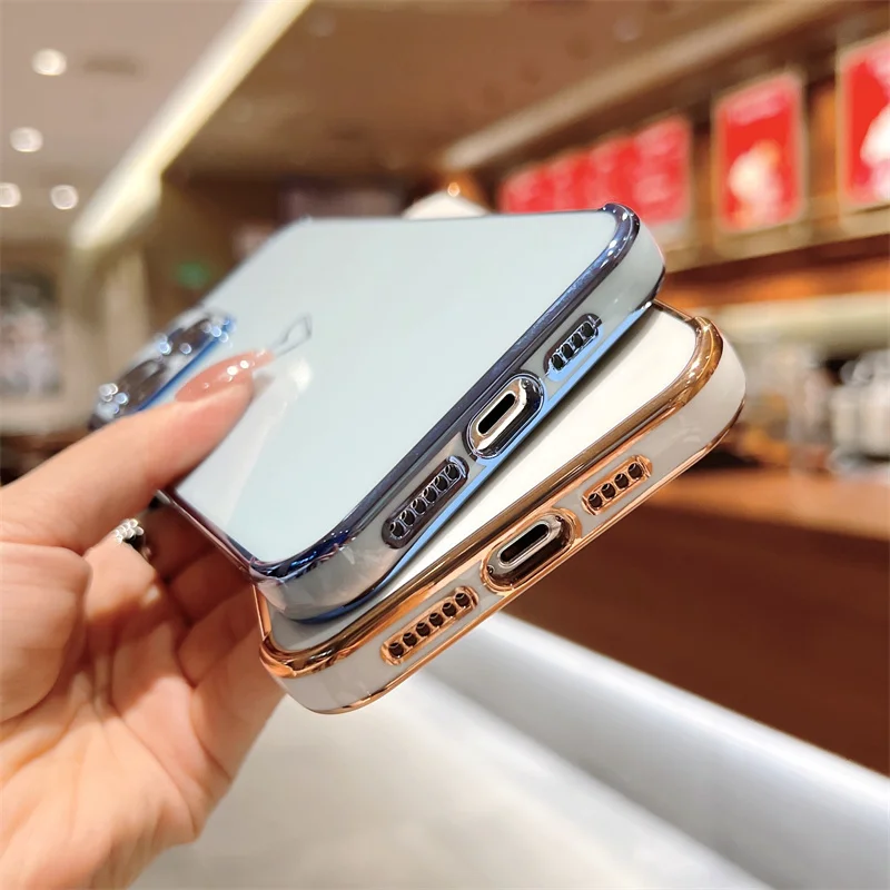 Ударопрочный Мягкий чехол из ТПУ для iPhone совместим с моделями 13 12pro 11pro max XR XS x 7 8 plus