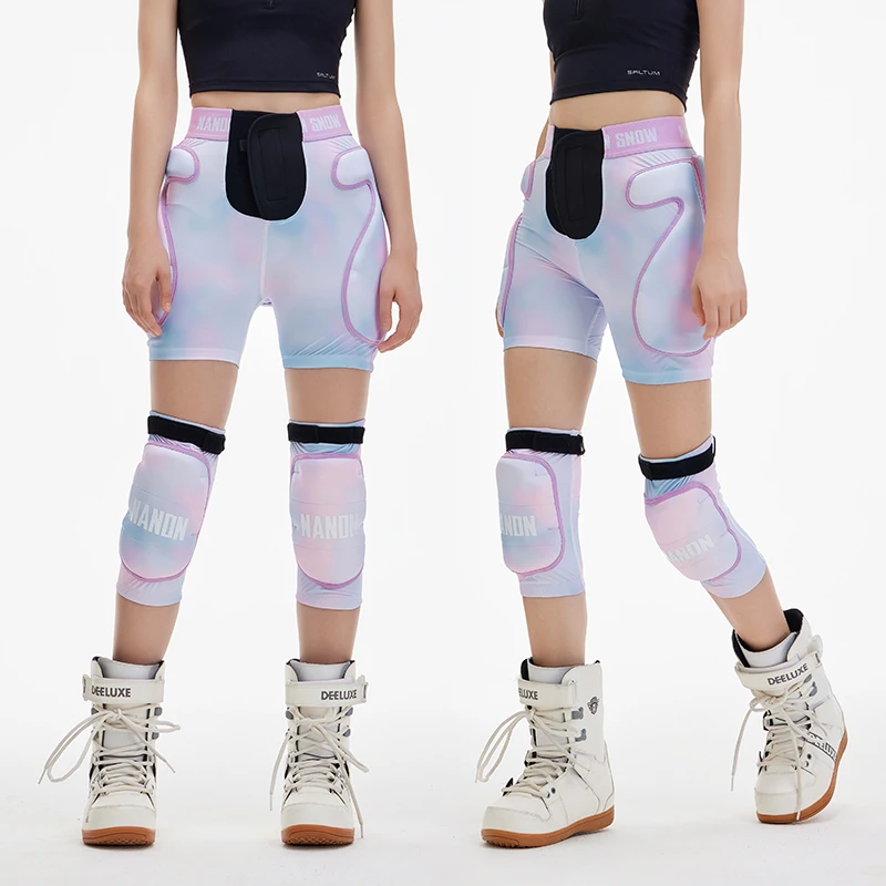 Регулируемые спортивные шорты NANDN для взрослых защита сноуборда наколенники