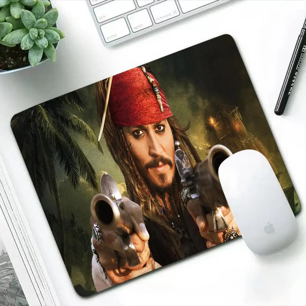 

Коврик для мыши «Пираты Карибского моря», маленький коврик для игровой мыши, резиновый нескользящий, для клавиатуры, геймерский коврик для ...