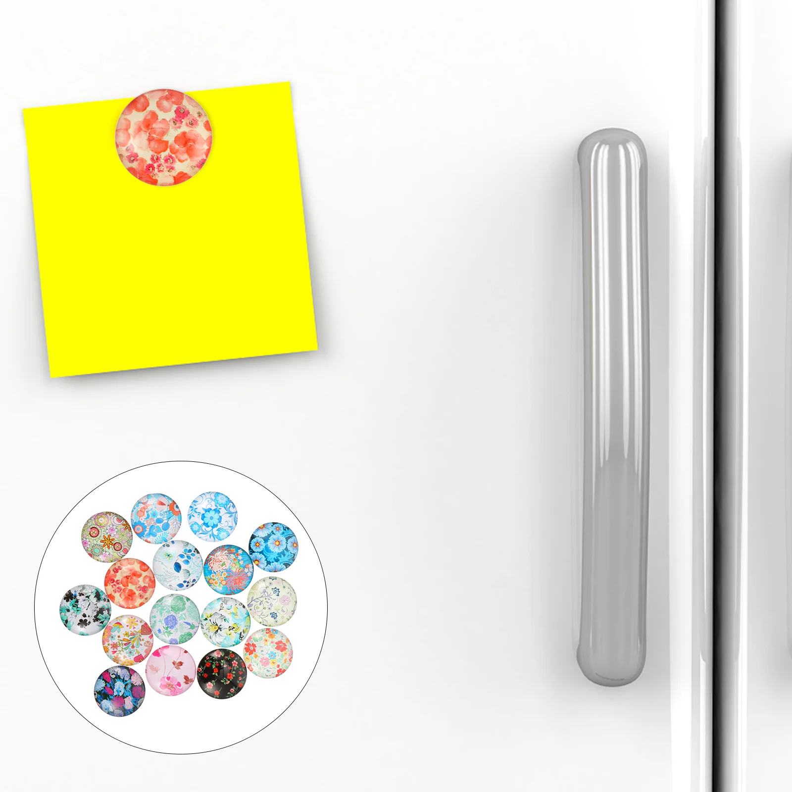 

16Pcs Magnet Floral Beautiful Fridge Magnet Refrigerator Magnets Decoration