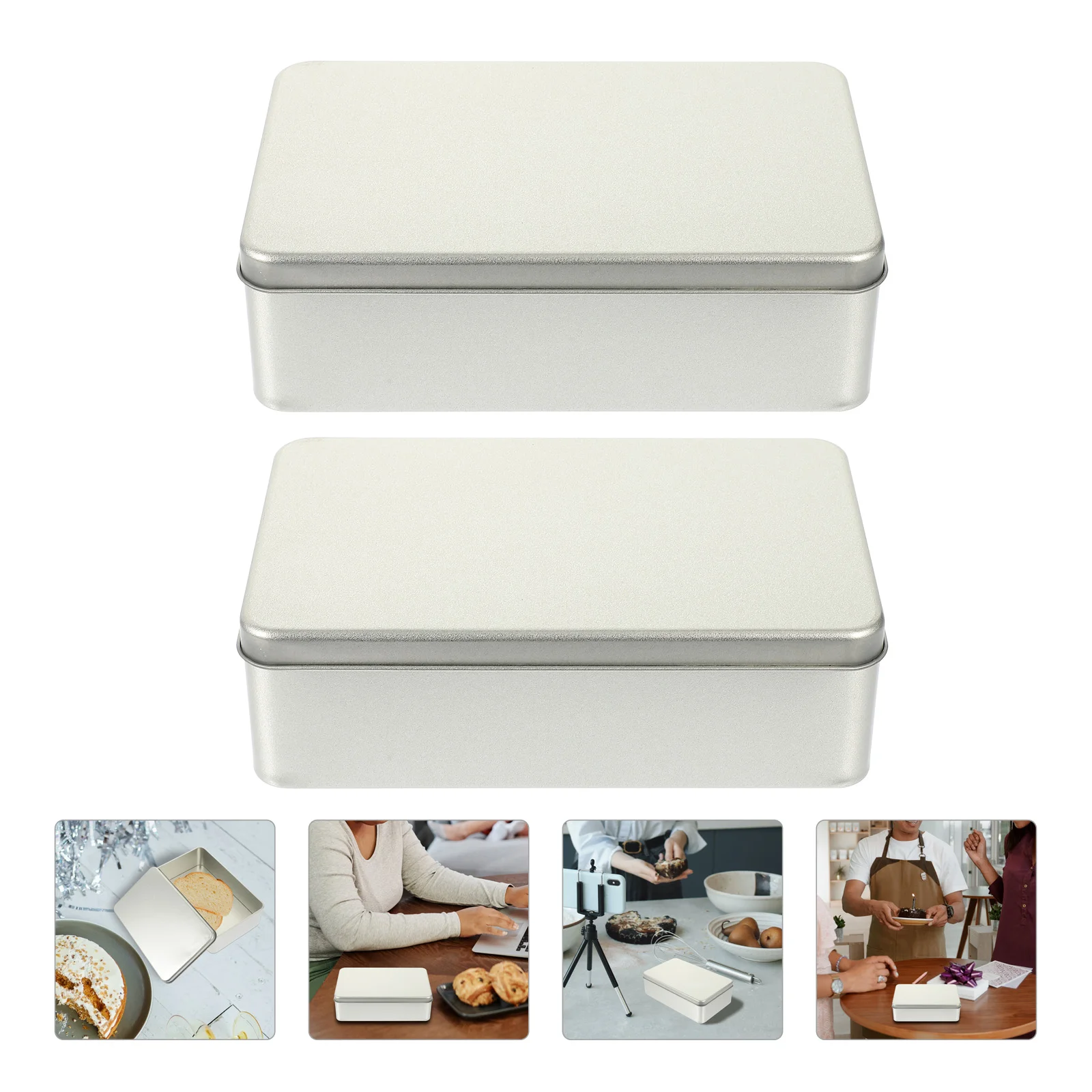 

Box Tin Storage Tinplate Candy Case Boxes Tins Wedding Favor Cookie Packagingcans Gift Jar Canister Party Pilljewelry Metal