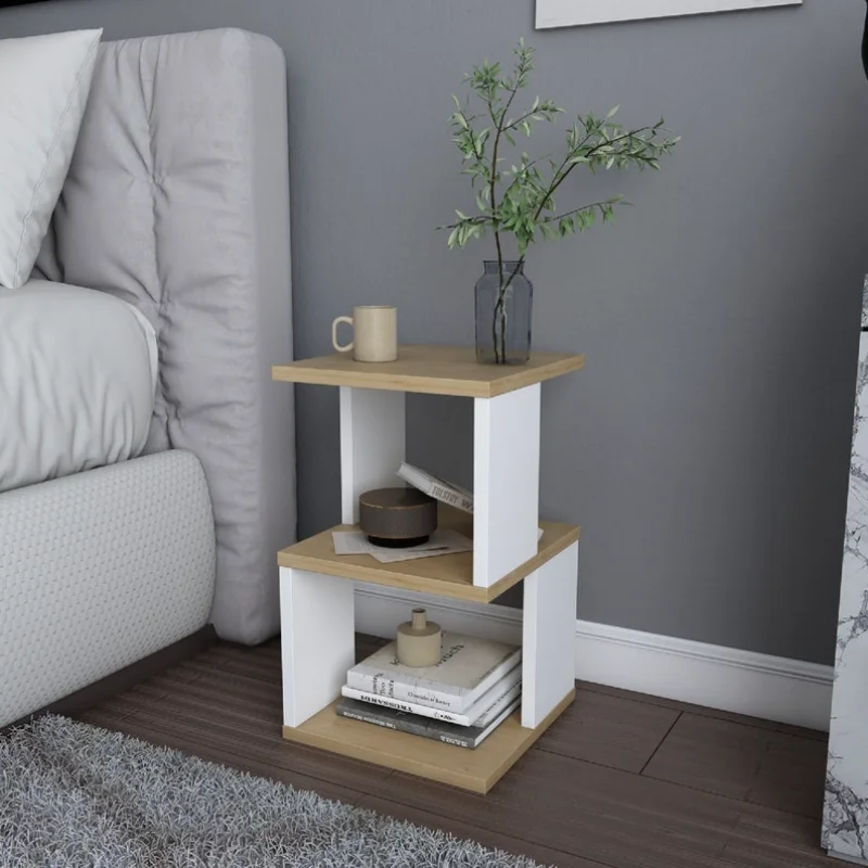 

Modern Small Nightstand | Bedside Table | Small and Space-Saving | Functional Nightstand | Compact Bedside Table | Violet Modern