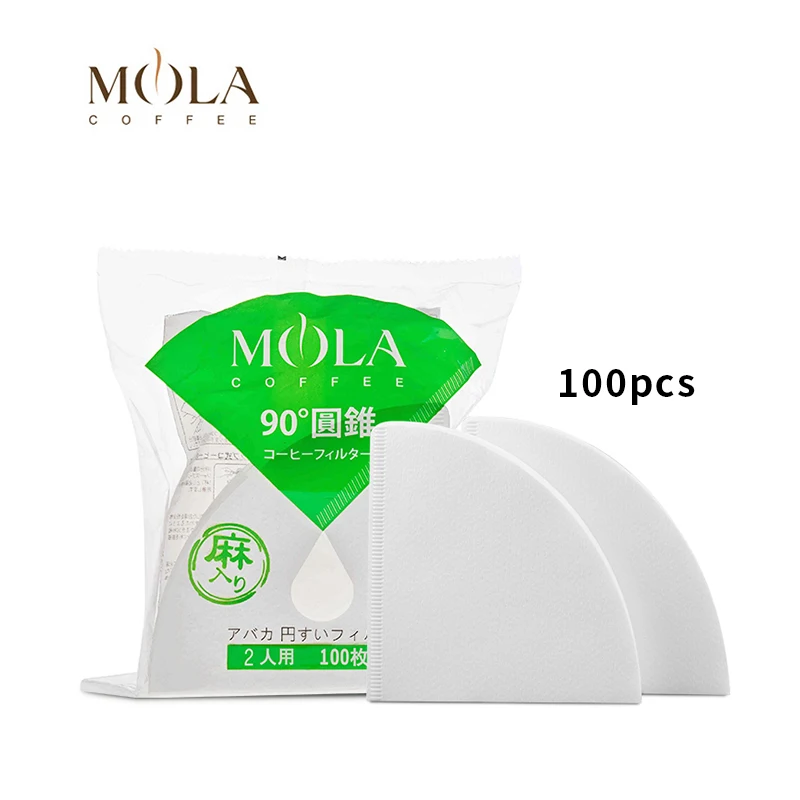 Конусный держатель фильтра MOLA кофейный фильтр из бумаги 1-2 чашки/2-4 чашки