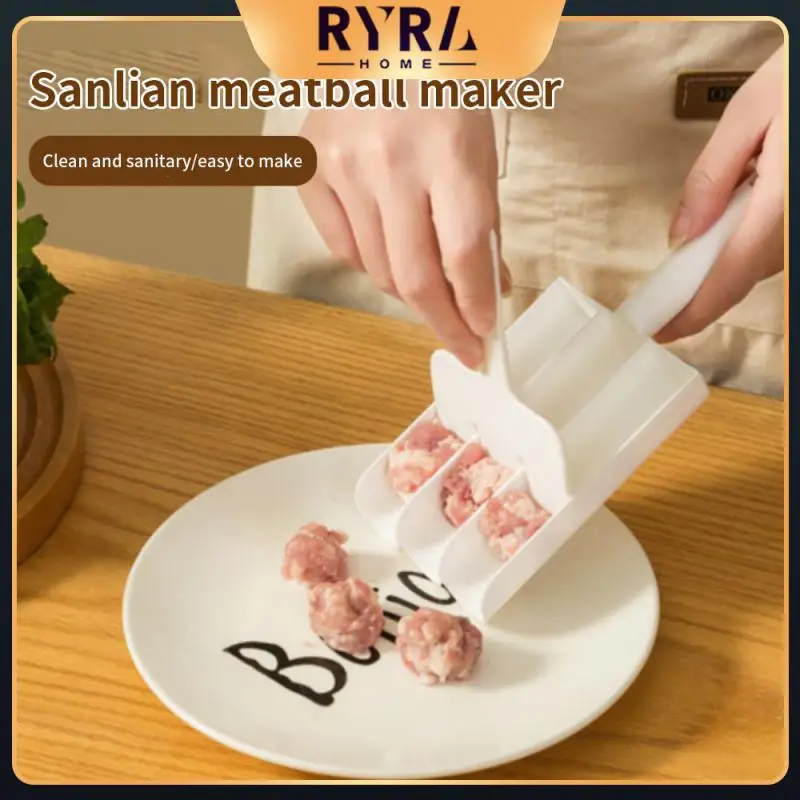 

Plastic Meat Making Balls Mold Meat Tool Meat Tools Fried Fish Beaf Meat Meatball Machine Portable Cooking Accessories 2023 Diy