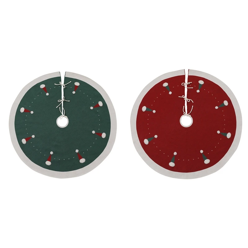 Трехмерная трикотажная юбка в виде Красной елки для рождественских праздников