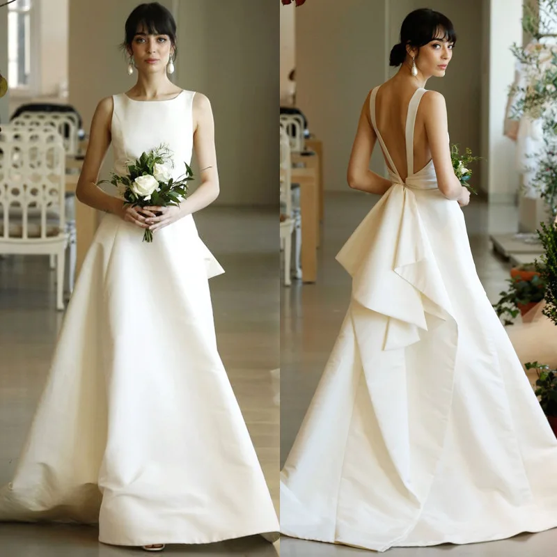 

Wedding Dress 2022 New Bride Simple Princess Dreamy One Shoulder Satin Mori Series Go Out Gauze Travel Shoot Light Wedding Dress