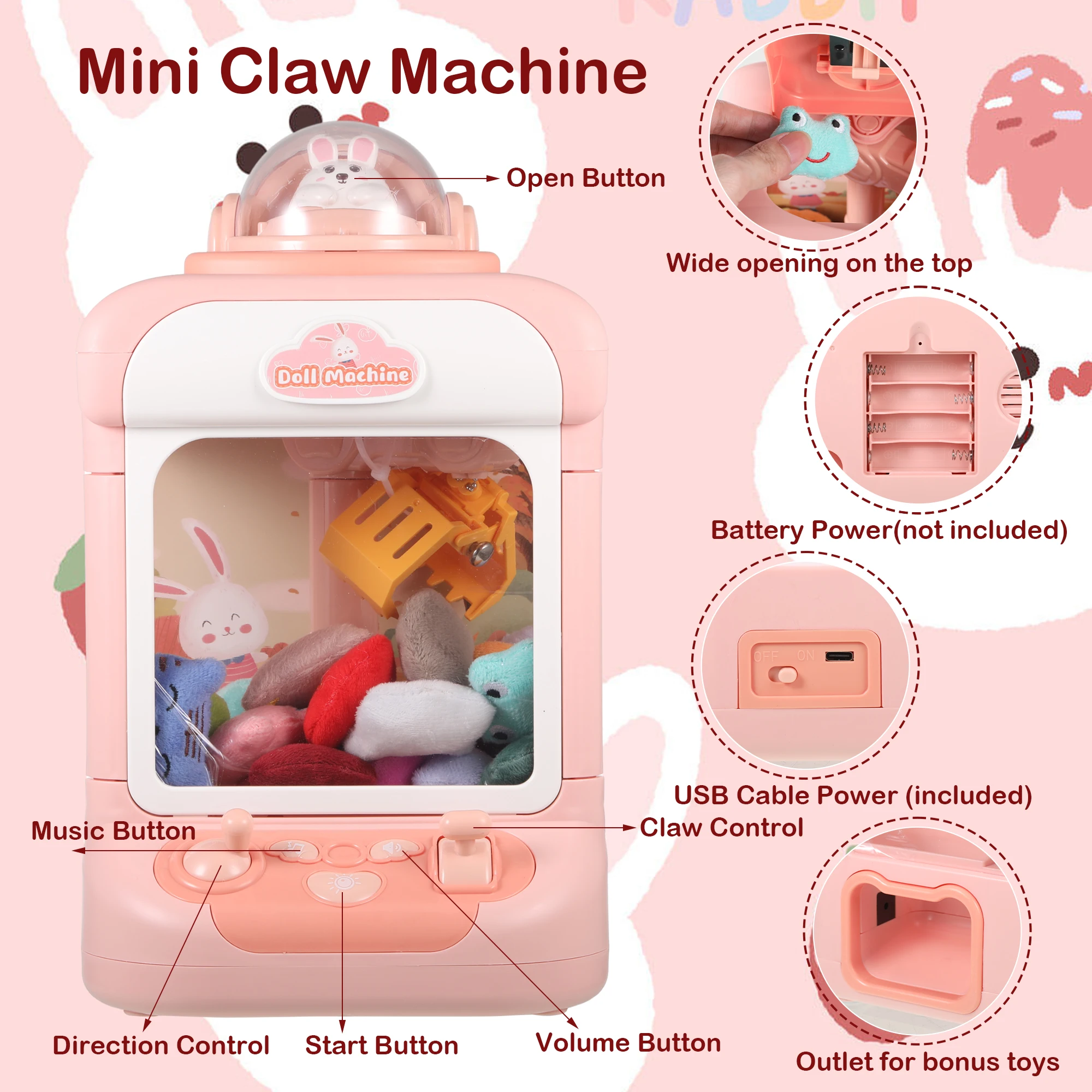 

ABS Exciting Toy Machine For Kids Enhances Cognitive Development Suitable For Young Children
