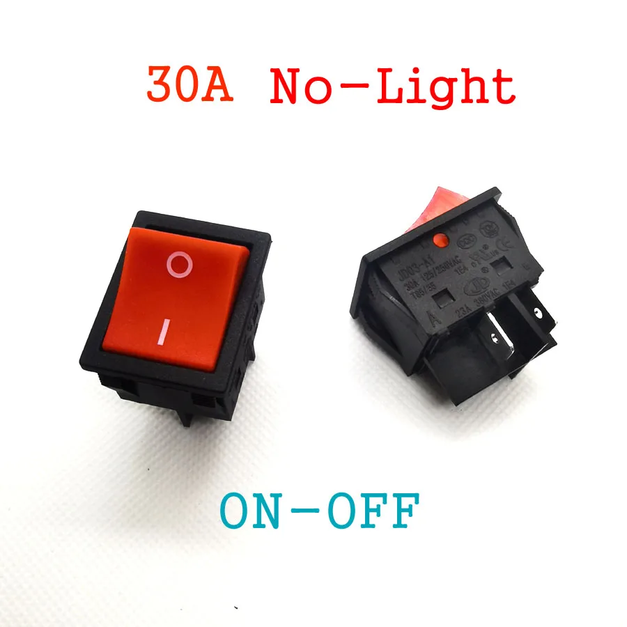 

Кулисный Переключатель dpst 30 А 250 В композитный Серебряный контактный корпус Sitch для высокомощного сварочного аппарата ВКЛ-ВЫКЛ Стандартный кулисный переключатель 4 контакта