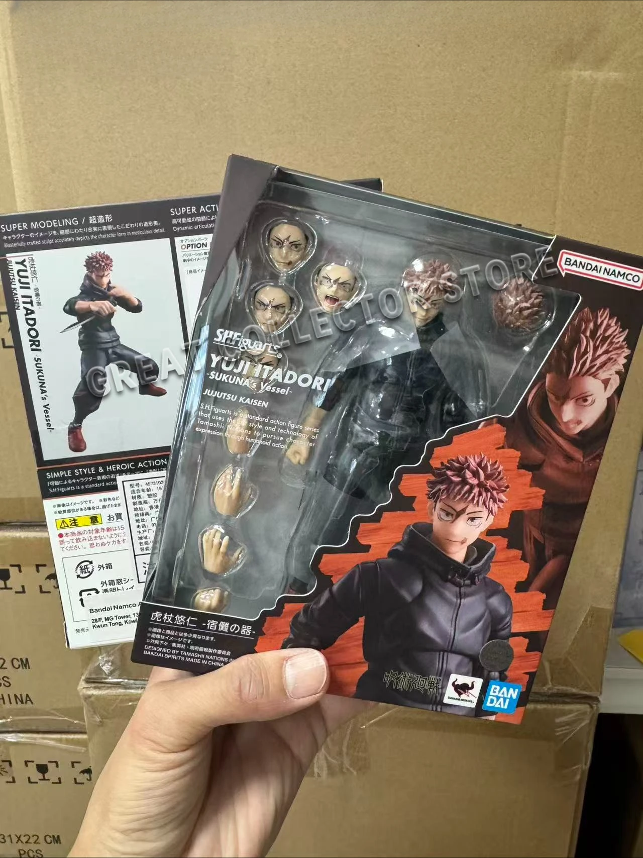 Фото Аниме-фигурки Bandai Original SHFiguarts SHF: Jujutsu Kaisen, Тодо Аои, Сатору Годжо, Итадори Юдзи, Фушигуро Мегуми, Рёмен Сукунэ №2