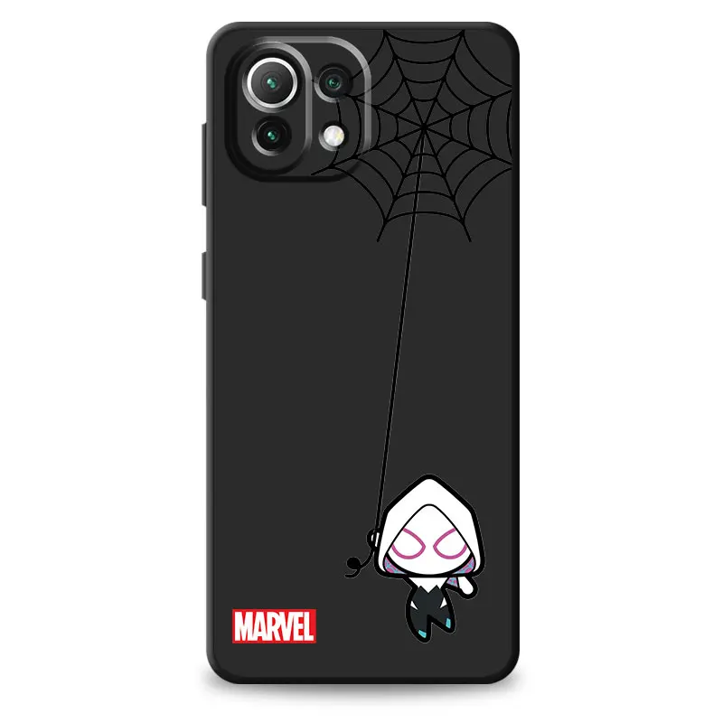 Marvel Spiderman Cool Phone Case For Xiaomi Mi 12X 12S 11X 10 12 Pro 11 Lite 10S 11T 11i 10T 11T Pro 10 Lite 11 Pro Soft Cover