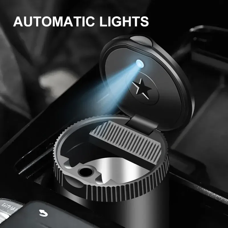 Фото Автомобильная пепельница с LED-подсветкой и держателем для сигарет, аксессуары для салона Nissan GTR R35 R34, Old Teana 04-07, Murano 11-13, SYLPHY 06-09 №3