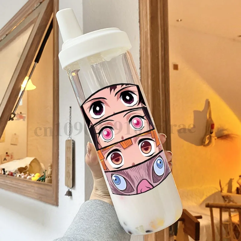 Demon-Slayers Камадо Незуко Танджиро аниме УФ DTF обертка DIY бутылка воды термос на заказ