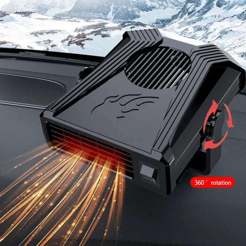 Автомобильный обогреватель/вентилятор 2 в 1 12 В/24 В с быстрым нагревом и вращением