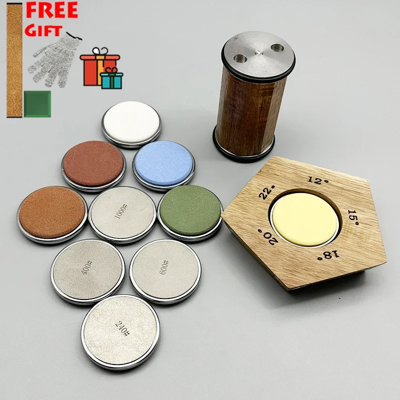 Новая точилка для ножей с вращением, зеркальная заточка, зеркальный 5 ...