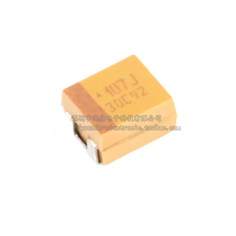 

20pcs/original genuine patch tantalum capacitor 3528B 6.3V 100UF 10% TAJB107K006RNJ 1210