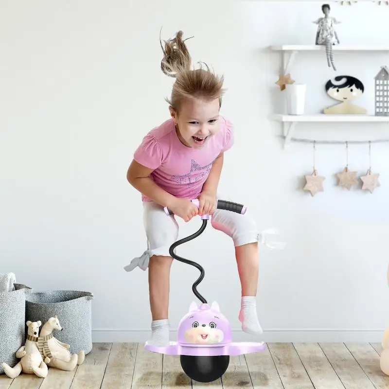 Джемпер Pogo с ручкой мультяшный гибкий джемпер износостойкий прыгающий шар