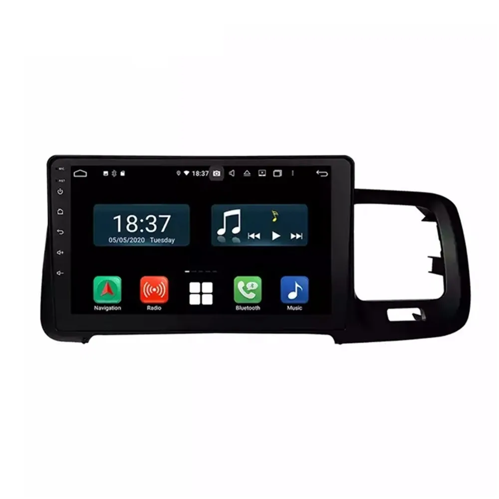 Купи 9" Android 11 PX5 Carplay Car Multimedia Player Octa Core Touch Car Radio Stereo For Volvo S60 2014-2018 Dvd Player DSP Audio за 19,915 рублей в магазине AliExpress