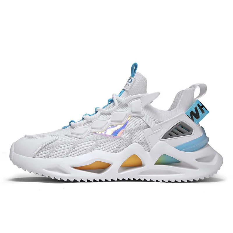 

Spring New Trend Breathable Shallow Mouth Lace Running Shoes Blade Men's Sports Sneakers Fashion Leisure