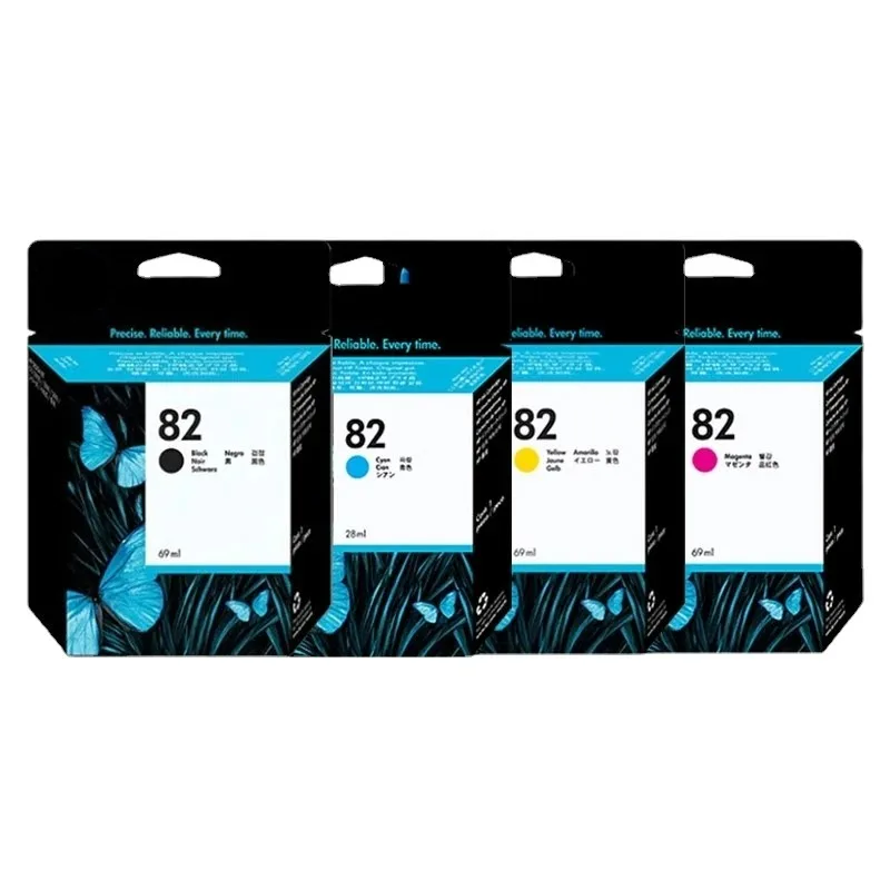 Новый оригинальный картридж 82 10 C4844A CH565A C4911A C4912A C4913A для принтера HP Designjet 500 800 815 820