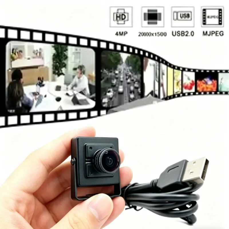 Фото Модуль камеры 5 МП 2K с автофокусом CMOS OV5693, USB UVC Plug & Play, веб-камера для ПК, совместимая с Creality Falcon 2, Xtool, Lightburn №4