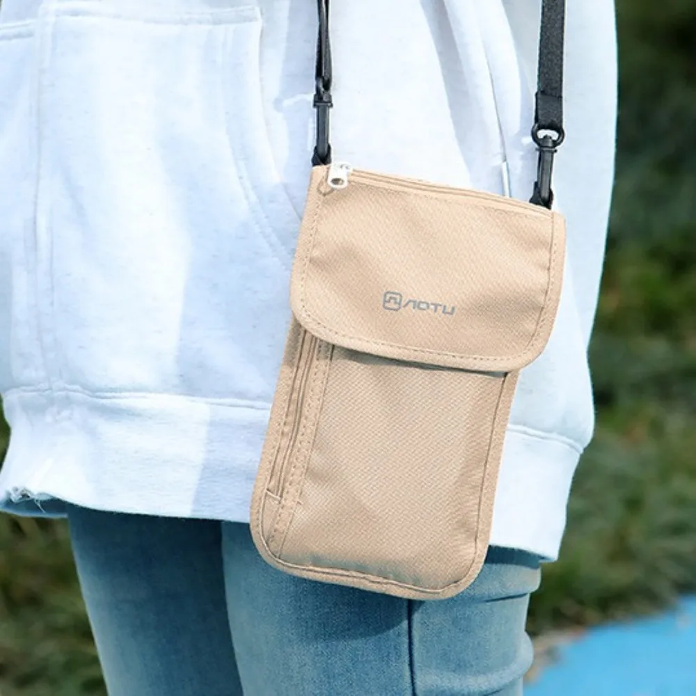 Дорожные аксессуары дорожный кошелек нейлон цвета хаки черный для паспорта