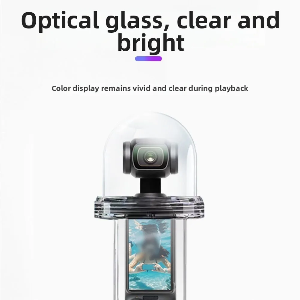 Фото Водонепроницаемый чехол 60M для камеры DJI Pocket 4, защитный корпус для подводного плавания, аксессуары для защиты при серфинге и дайвинге №5
