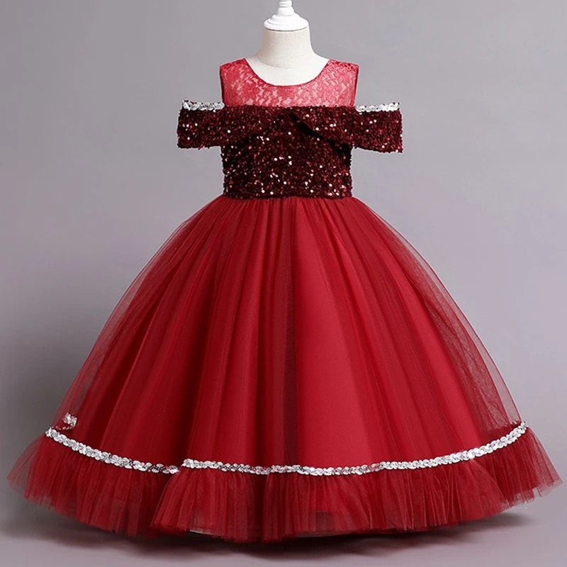 Женское длинное кружевное бальное платье элегантное с цветами принцессы на