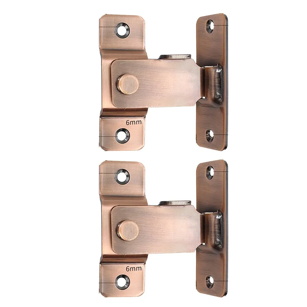

Keep Your Home Secure with this Stainless Steel Home Safety Locker 90 Degree Rotation Easy to Install 2 Pack