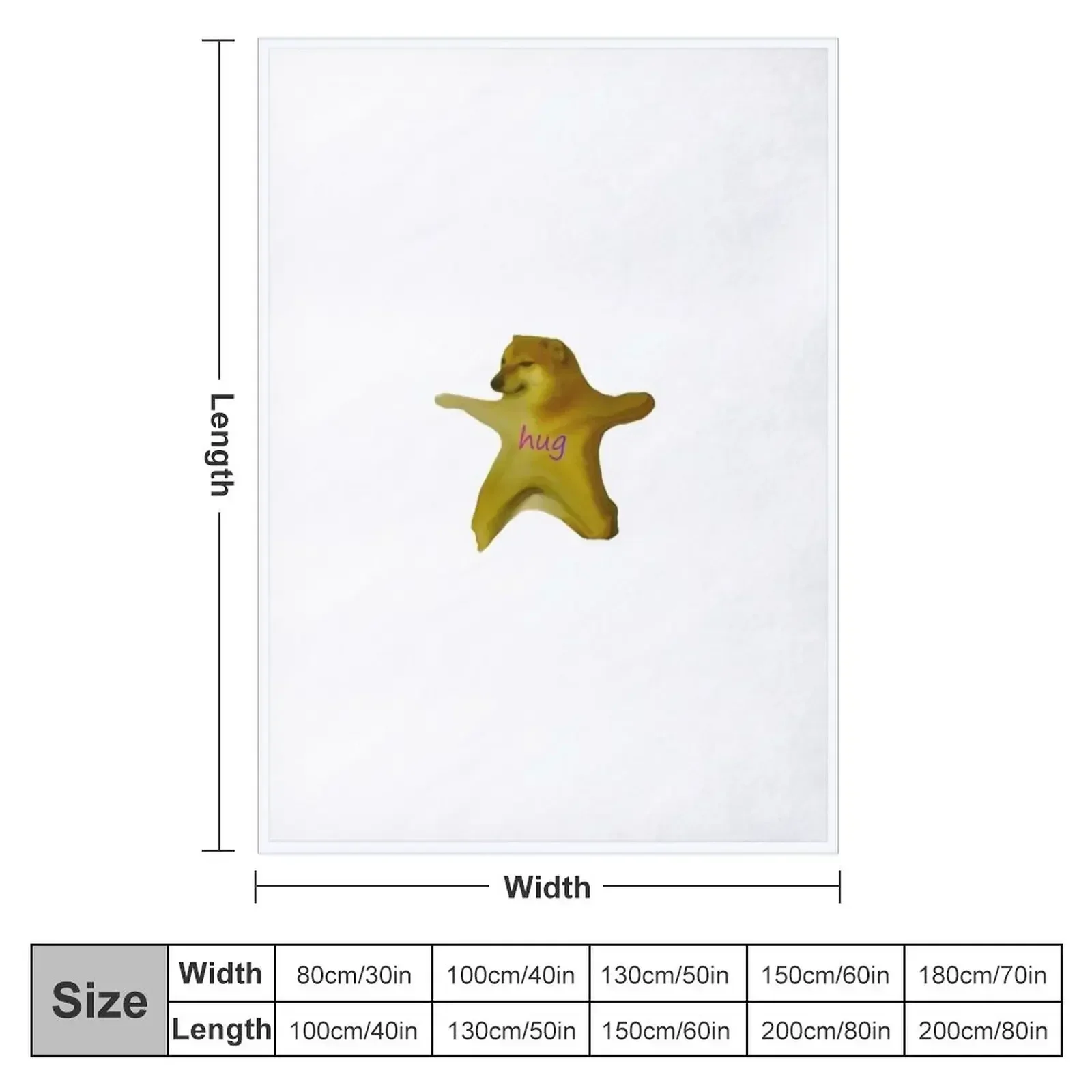 Одеяло Cheems hug Декоративное одеяло Роскошный бренд для детей Одиночные одеяла