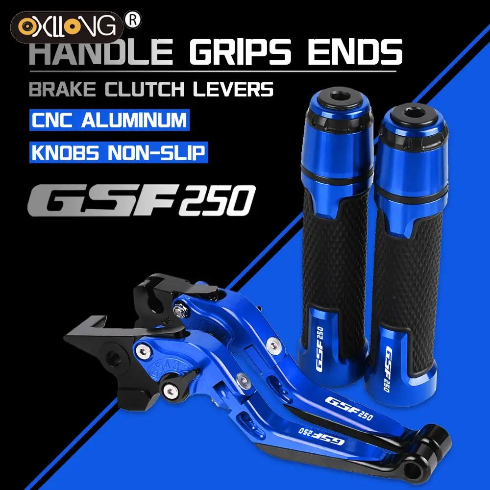 

GSF250 BANDIT Motorcycle CNC Brake Clutch Levers Handlebar knobs Handle Hand Grip Ends FOR SUZUKI GSF250 BANDIT ALL YEARS