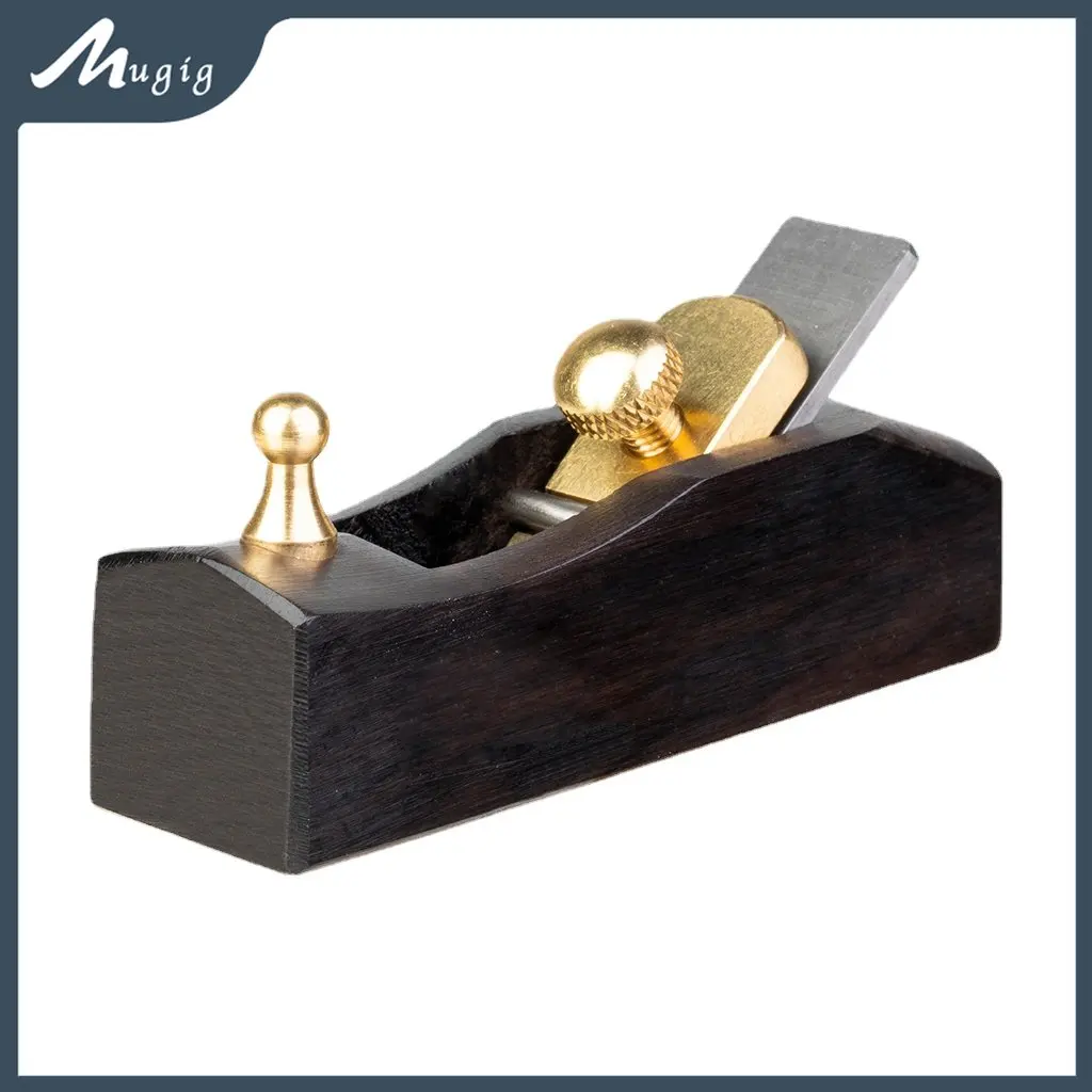 

Mugig European-Style Ebony Mini Bench Plane Woodworking Tool Durable Angle Plane
