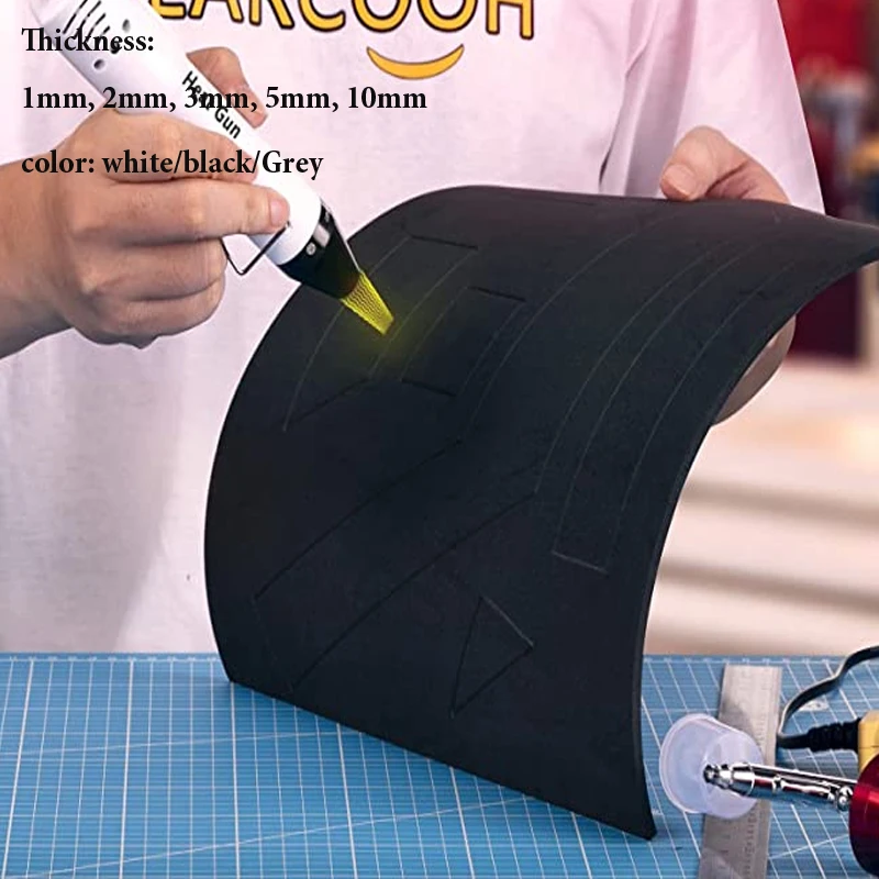 1pcs Thickness 1mm2mm3mm5mm10mm Eva Foam Sheets Sound-Absorbing Noise Spone Foam Craft Eva Sheets Handmade Model Making Material