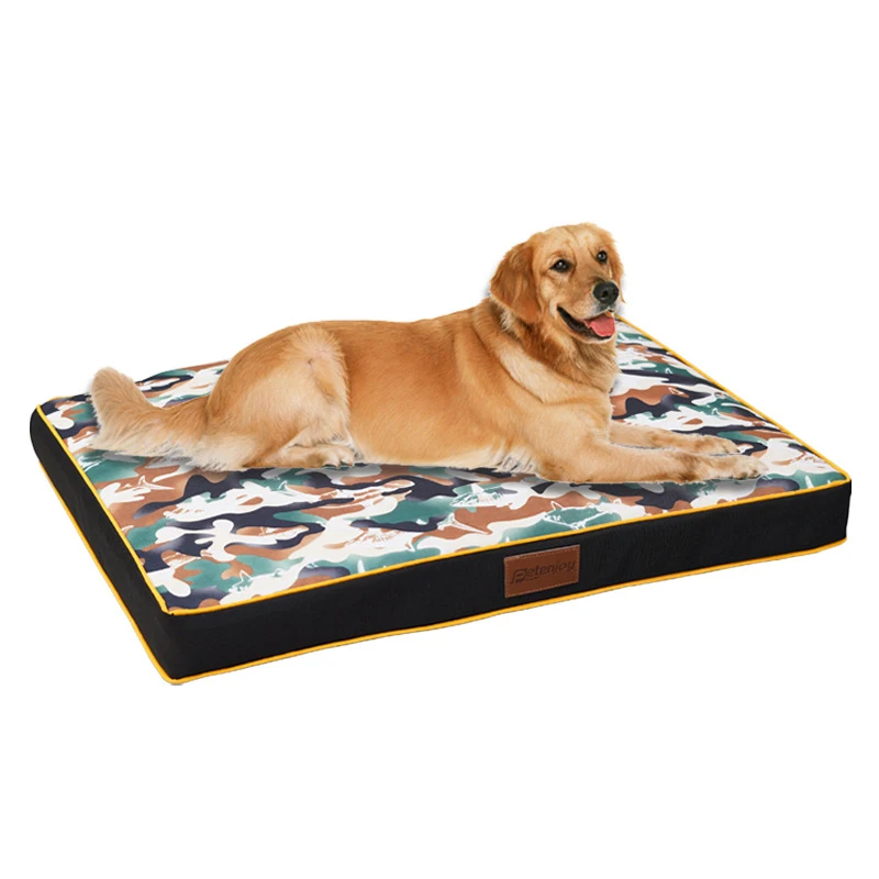 

Dog Bed Mats Vip Washable Large Dog Sofa Bed Portable Pet Kennel camouflage House Sleep Protector Dropping Product