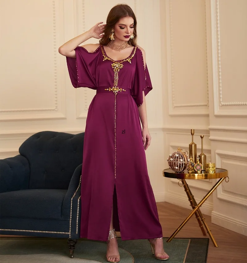 Abaya Dubai Turkey Arabic Muslim Dress Islam Clothing Evening Party Dresses Abayas For Women Robe Femme Longue Musulman De Mode