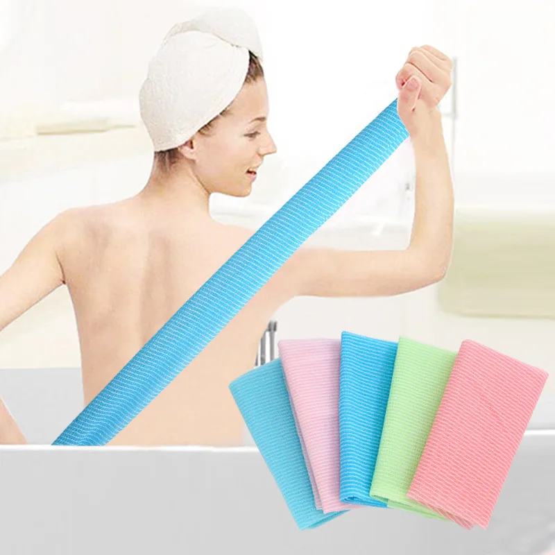 Exfoliating Nylon Bath Shower Body Cleaning Washing Scrubbin
